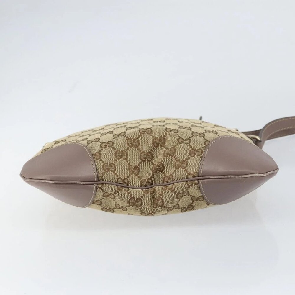 GUCCI GG Canvas Web Sherry Line Mayfair Bag Beige Gold 257065 Auth 158808 - Picture 5 of 16